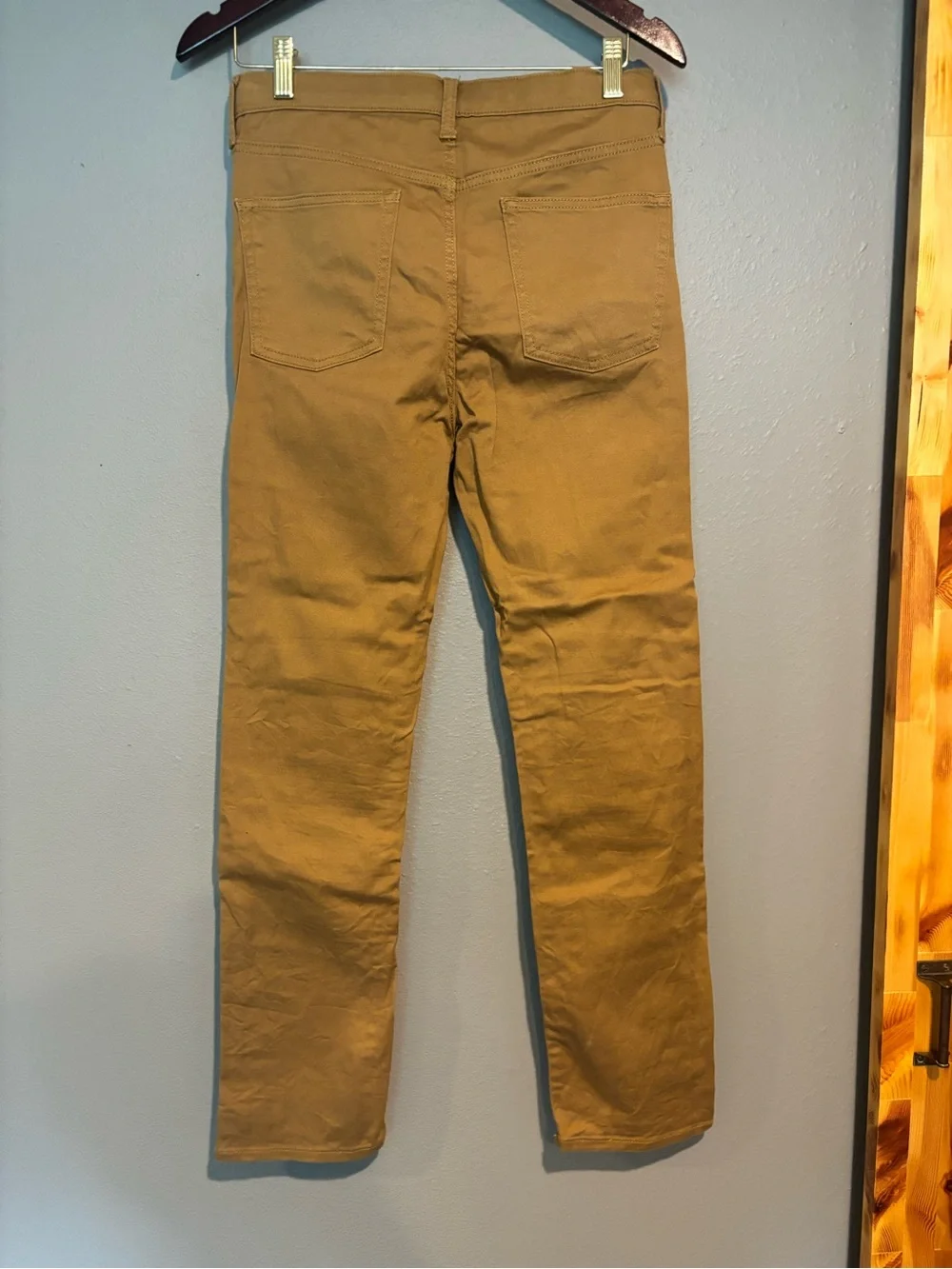 Old Navy Boy’s Slim Pants in Dark Khaki